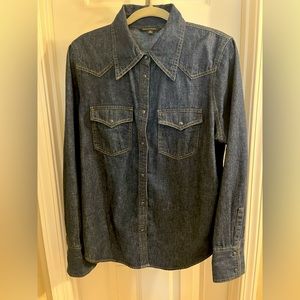 Women’s Banana Republic denim shirt size XL